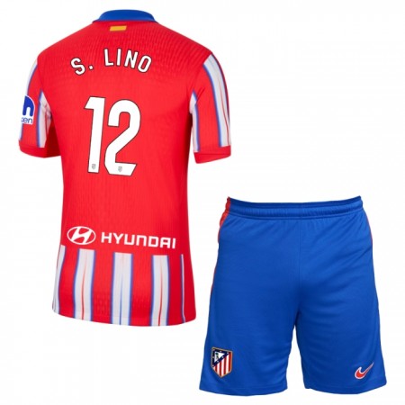Atlético Madrid S. Lino 12 Barn Hjemmedrakt 2024-25 Kortermet Atlético Madrid S. Lino 12 Barn Hjemmedrakt 2024-25 Kortermet